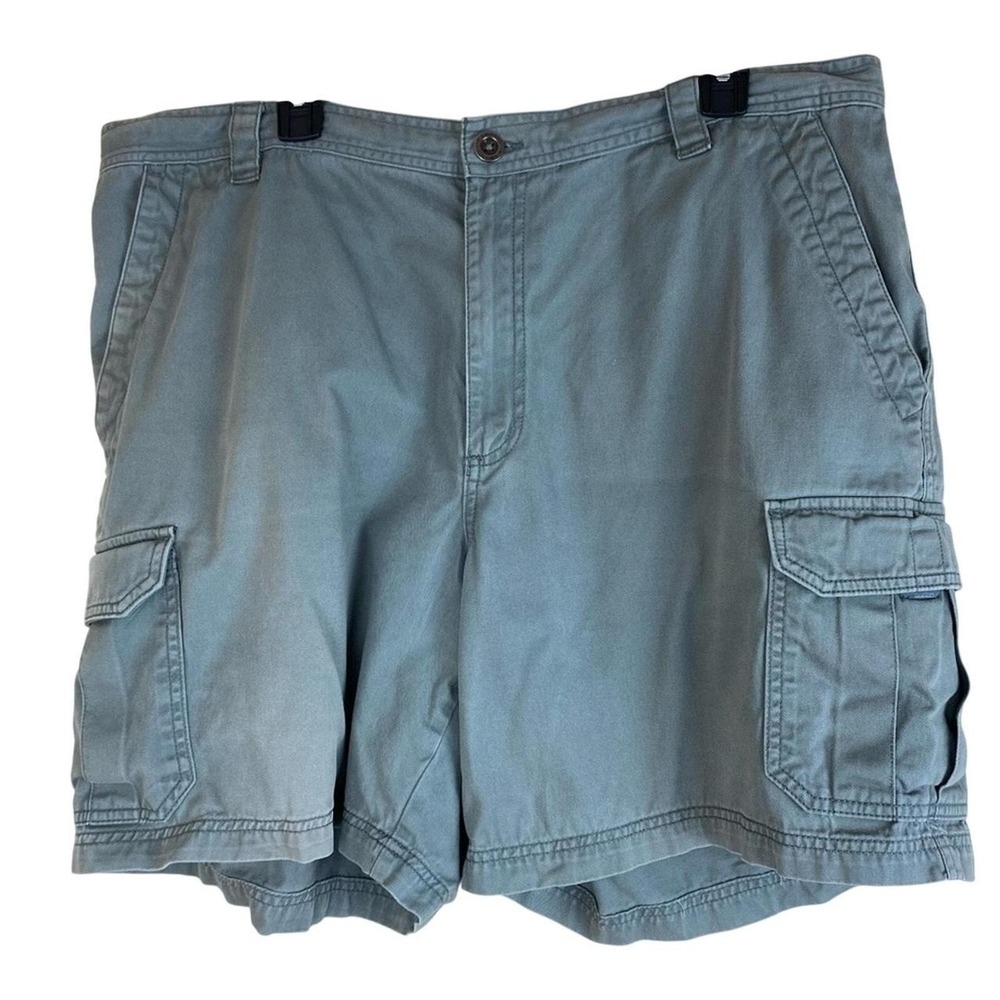 Columbia Sports Sun Protection Safari Green Color 6 Pockets Denim Shorts 40